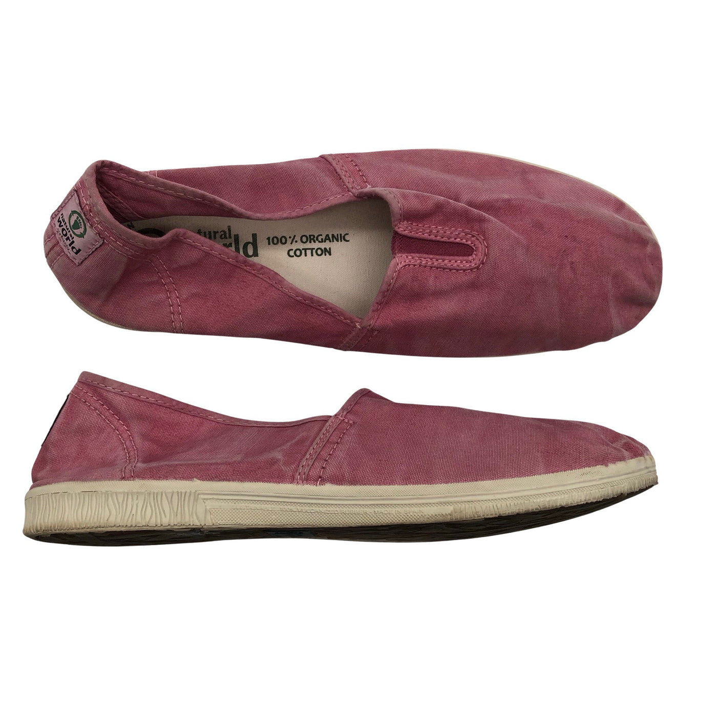Naisten Natural World - Loaferit, koko 41 - Vaaleanpunainen (1)