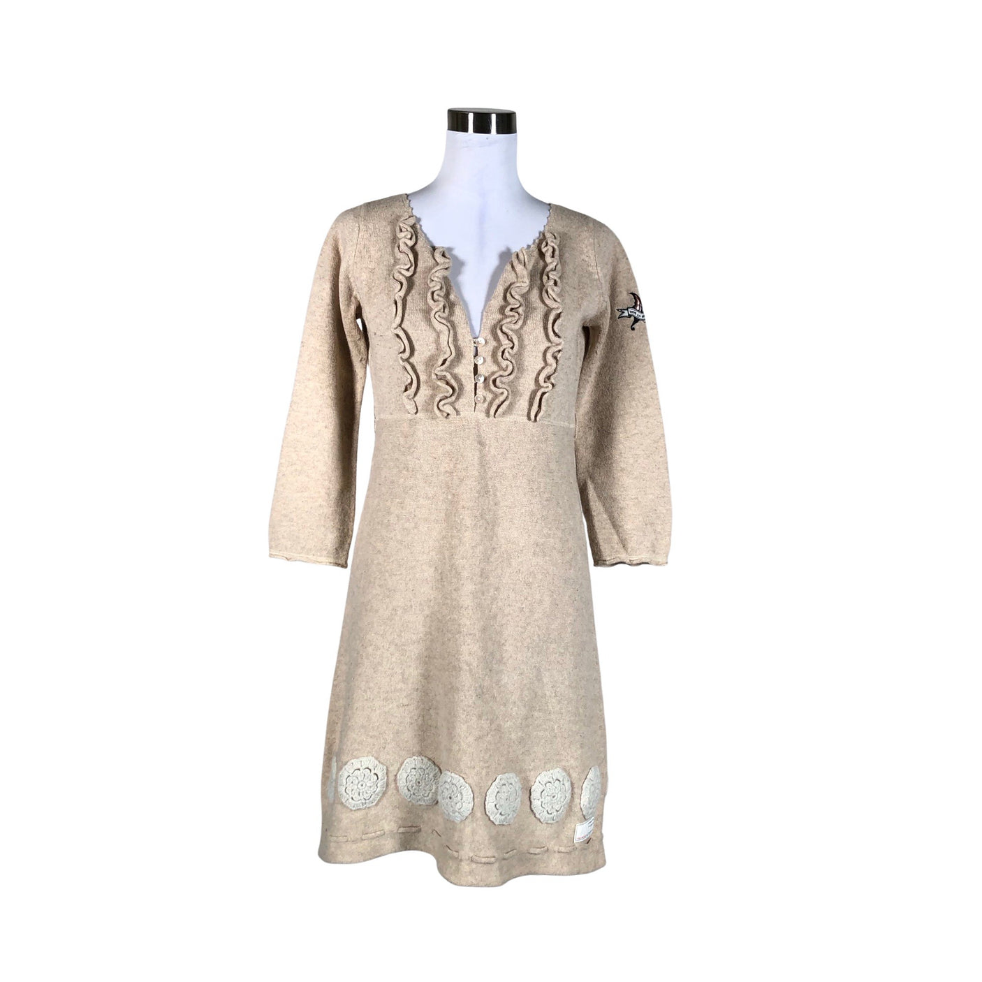 Naisten Odd Molly - Neulemekko, koko 38 - Beige (1)