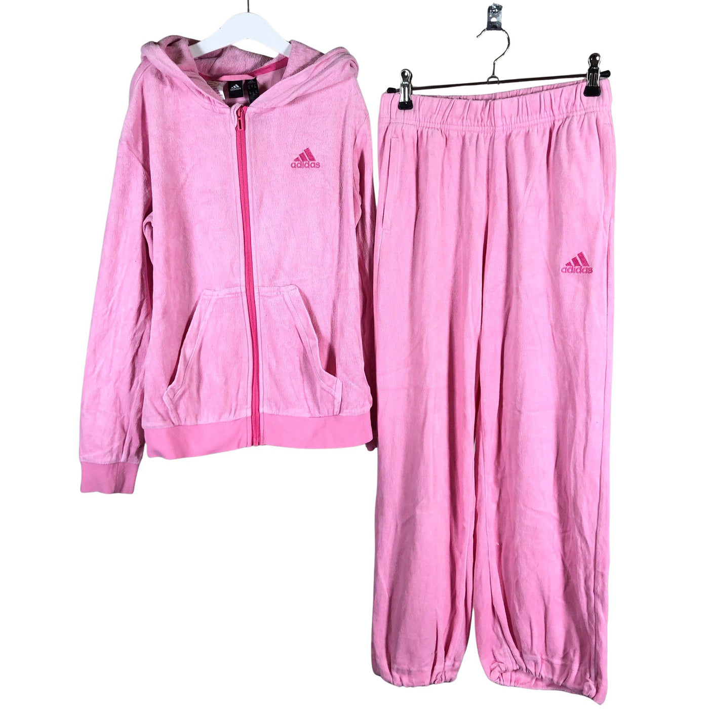 Tyttöjen Adidas - Collegeasu, koko 146 - 152 - Vaaleanpunainen (1)