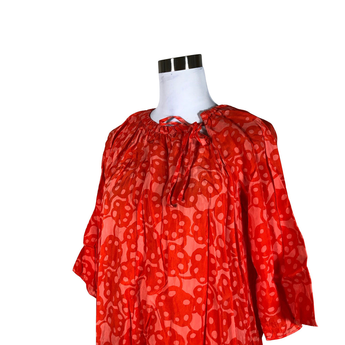 Naisten Marimekko - Sifonkimekko, koko 38 - Punainen (3)