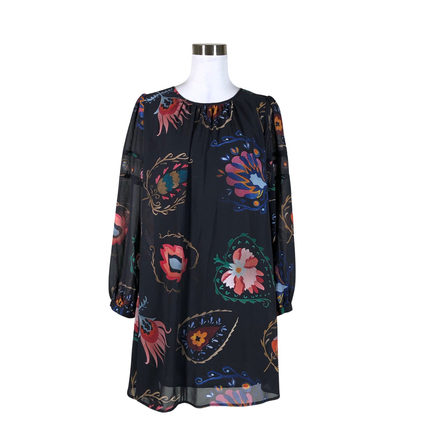 Naisten Desigual - Sifonkimekko, koko 36 - Musta (1)