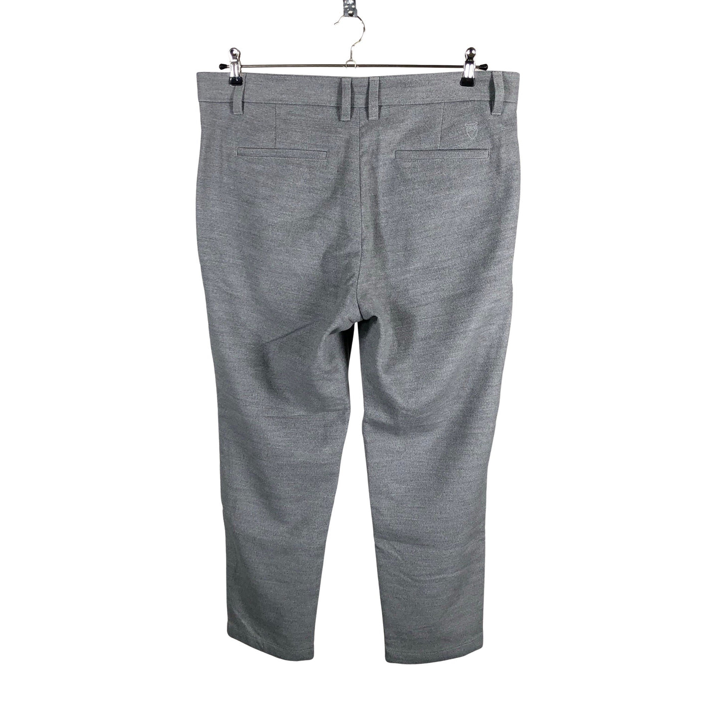 Miesten Knowledge Cotton Apparel - Kangashousut, koko W34 - Harmaa (3)