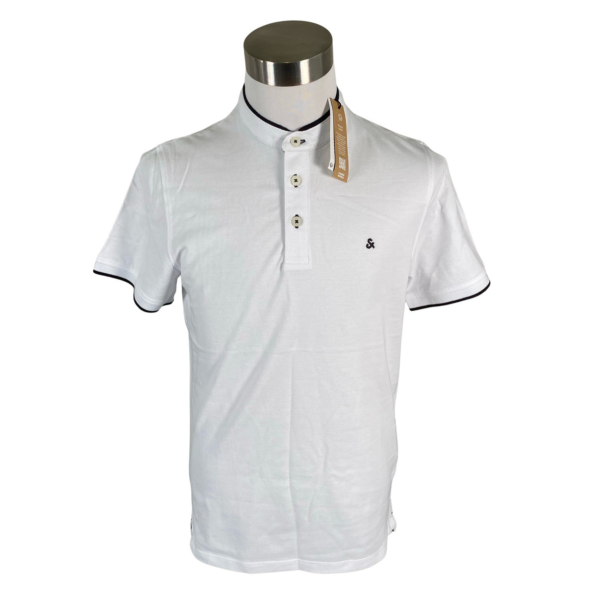 Miesten Jack & Jones - Pikeepaita, koko L - Valkoinen (1)