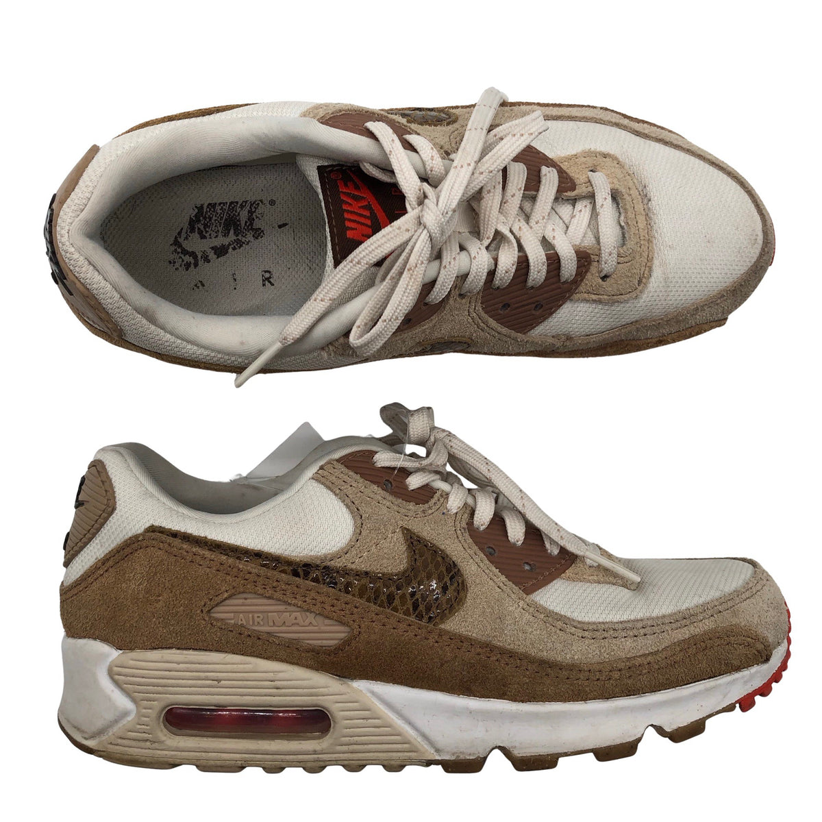Naisten Nike - Tennarit, koko 38 - Beige (1)