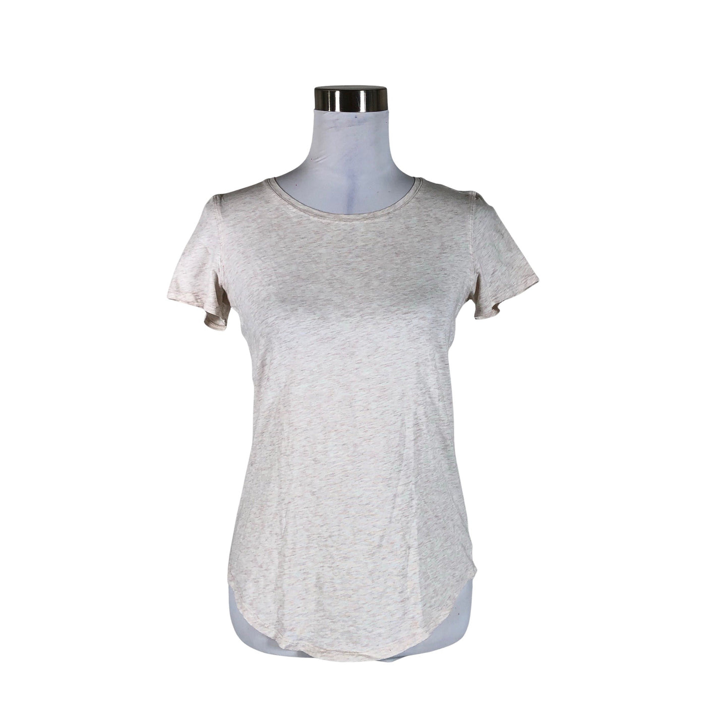 Naisten Lululemon - Urheilupaita, lyhyet hihat, koko 34 - Beige (1)