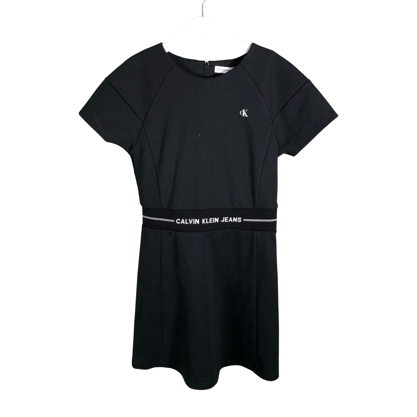 Tyttöjen Calvin Klein Jeans - Kangasmekko, koko 134 - 140 - Musta (1)