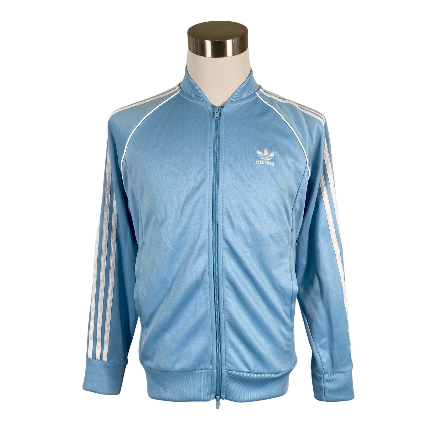 Miesten Adidas - Verryttelytakki, koko M - Vaaleansininen (1)