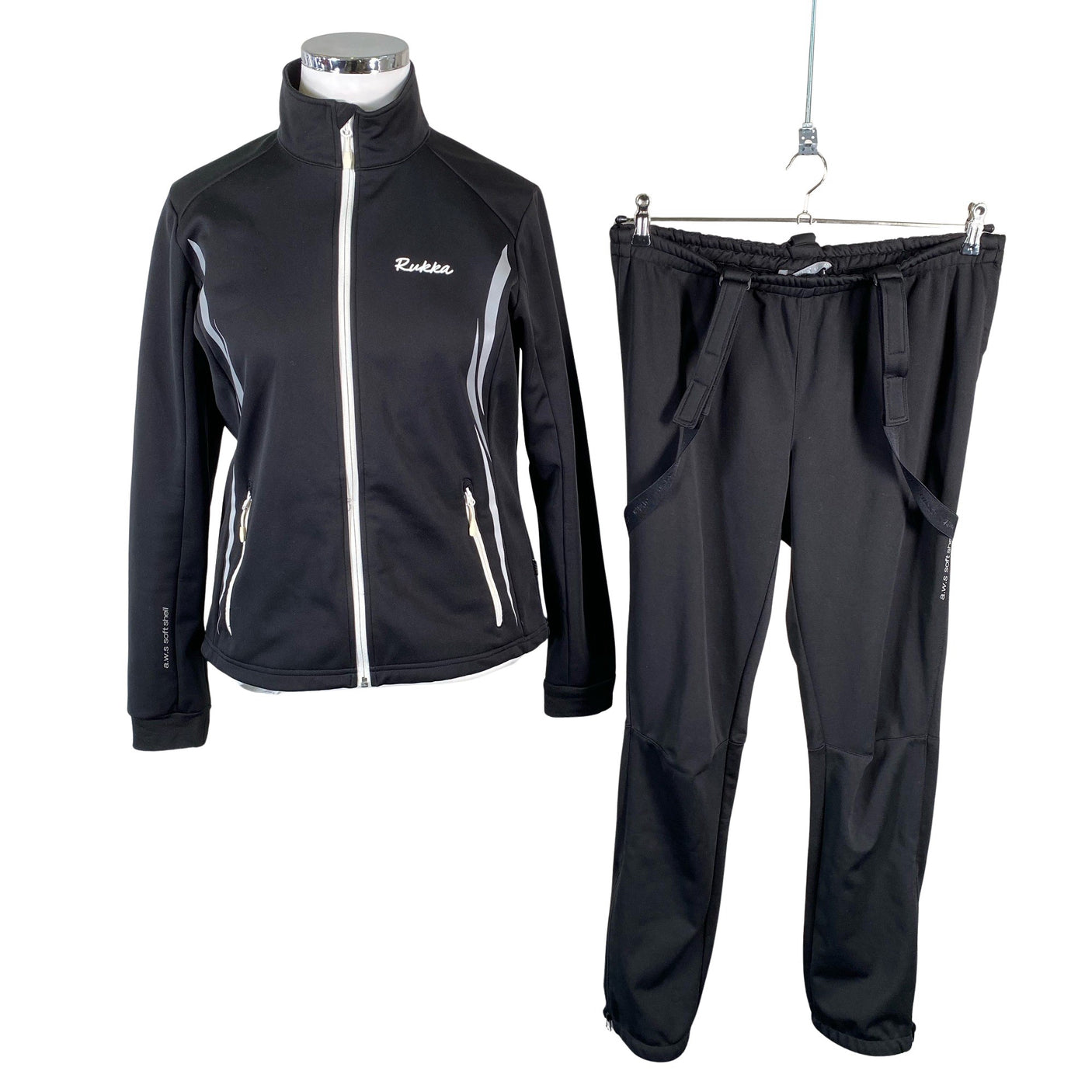 Naisten Rukka - Softshell-takki, koko 42 - Musta (1)