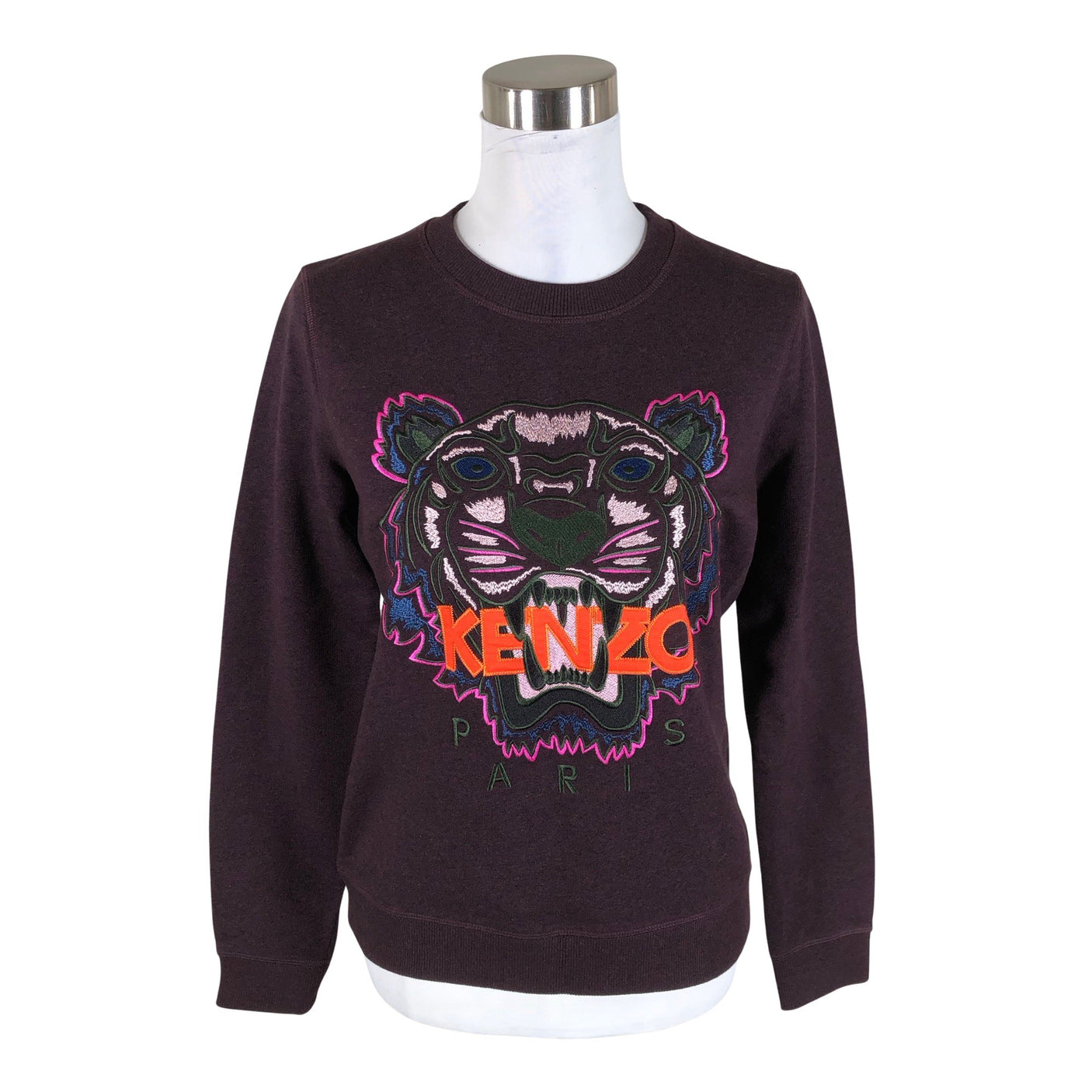 Naisten Kenzo - Collegepaita, koko 38 - Viininpunainen (1)