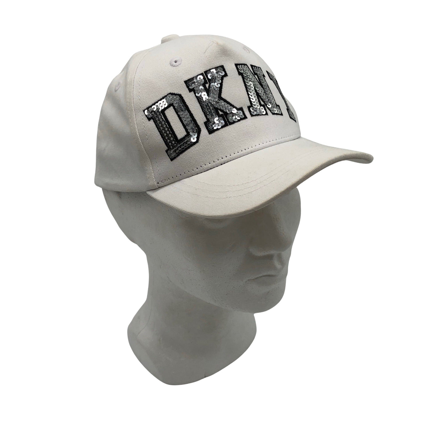 Naisten DKNY - Lippalakki, koko 52 - 54 cm - Valkoinen (1)