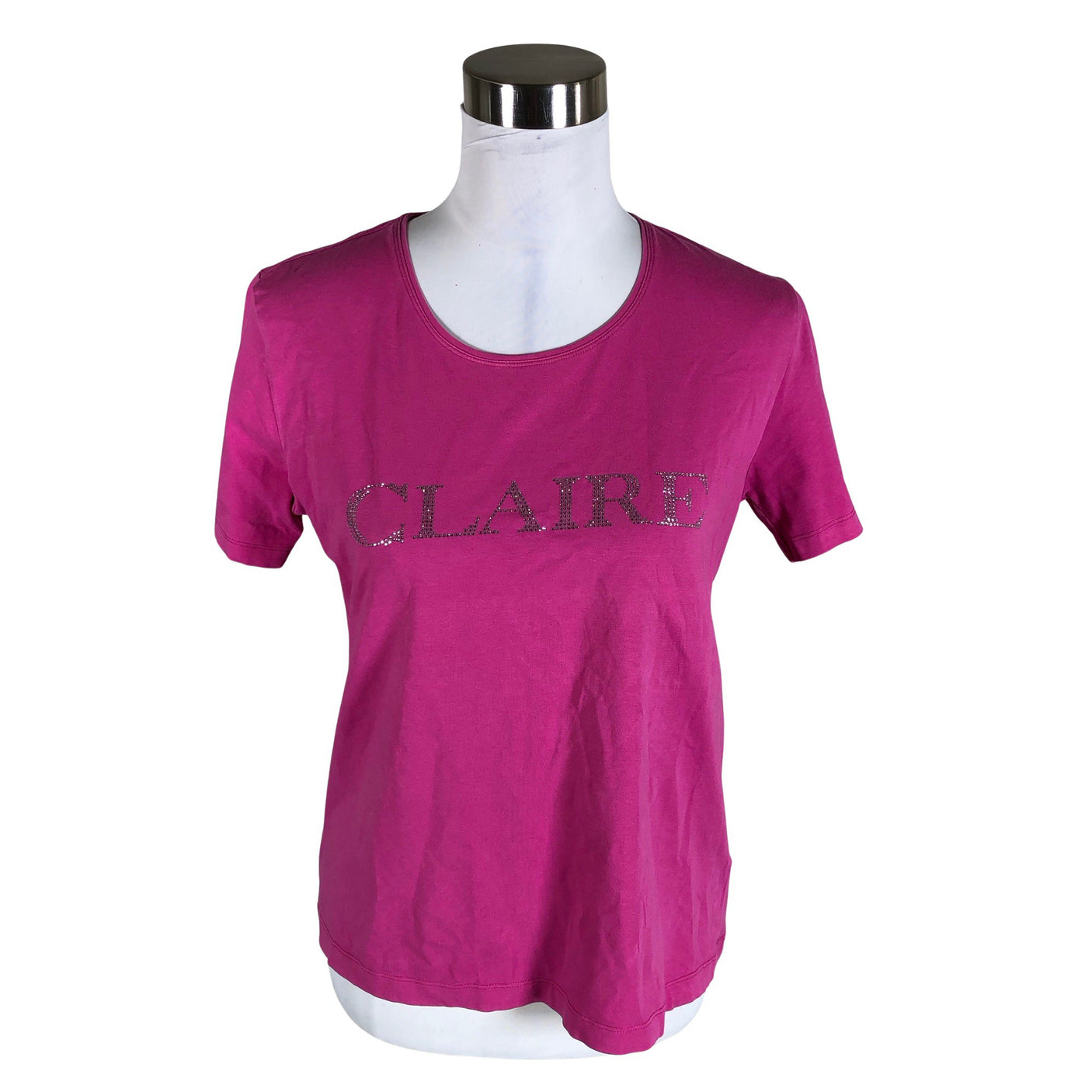Naisten Claire.dk - T-paita, koko 40 - Pinkki (1)
