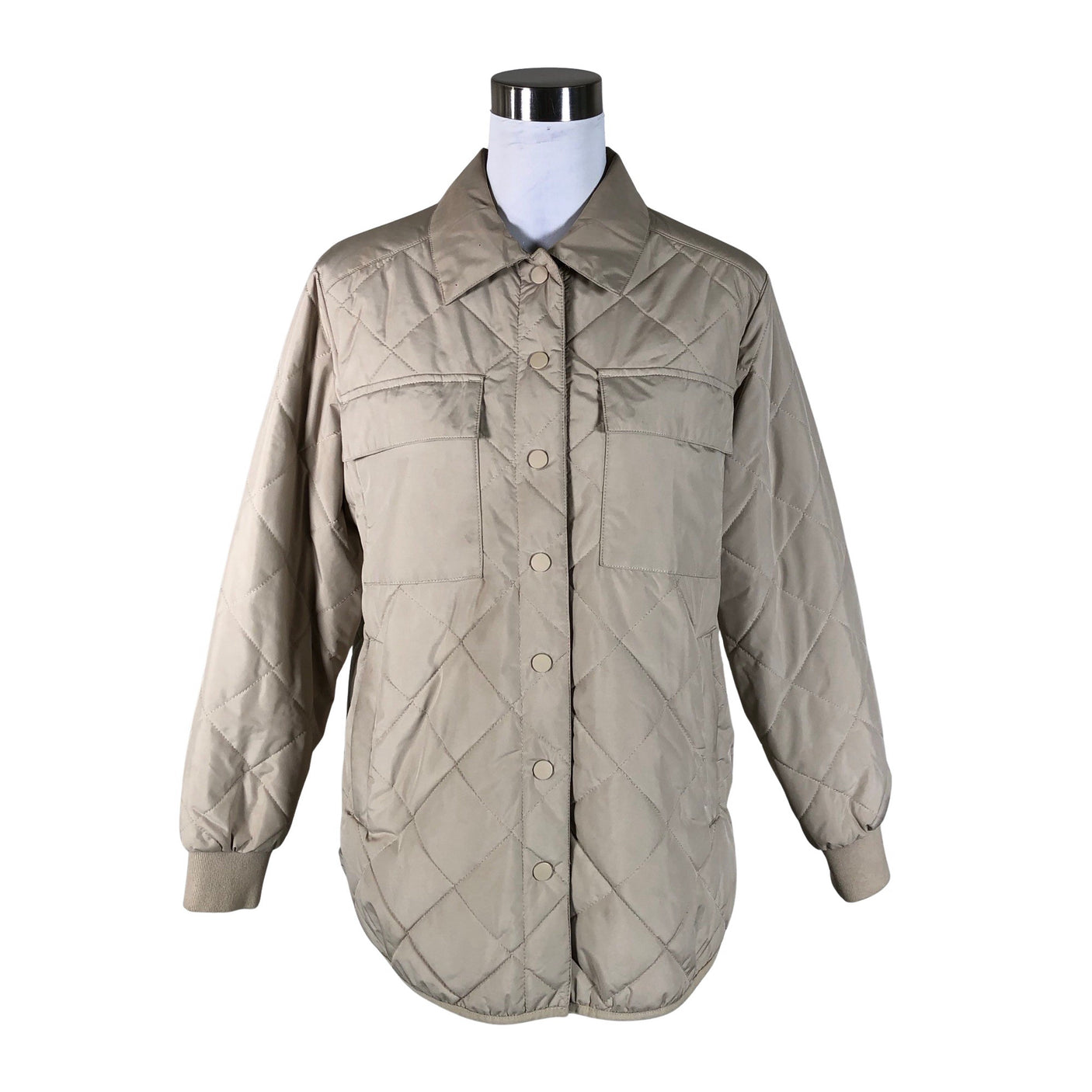 Naisten Makia - Tikkitakki, koko 34 - Beige (1)
