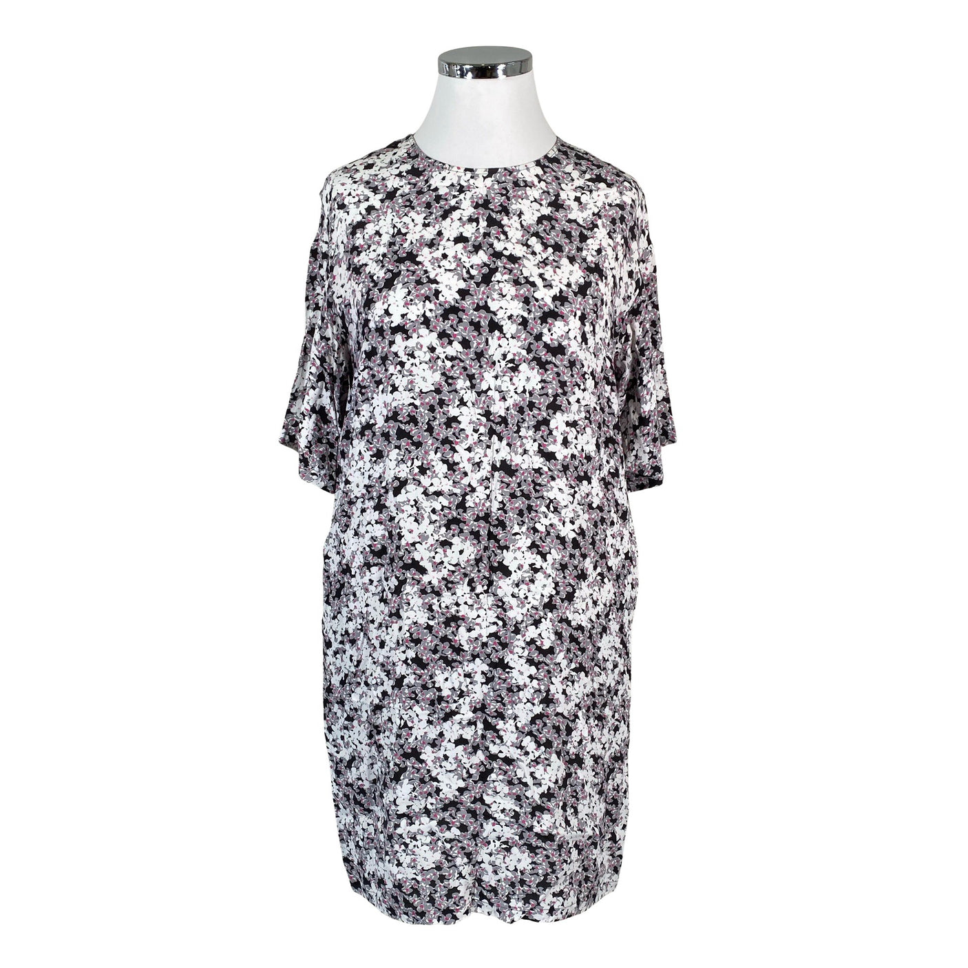 Naisten Marimekko - Sifonkimekko, koko 42 - Musta (1)