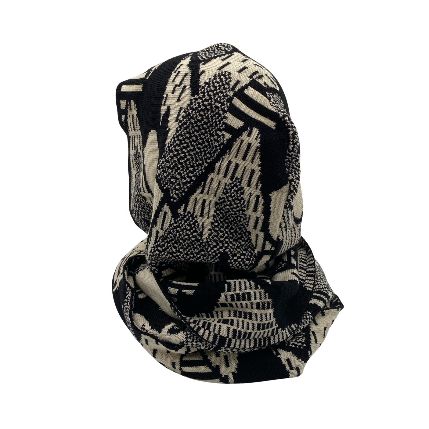 Naisten Uhana Design - Tuubihuivi, koko Maxi - Musta (2)