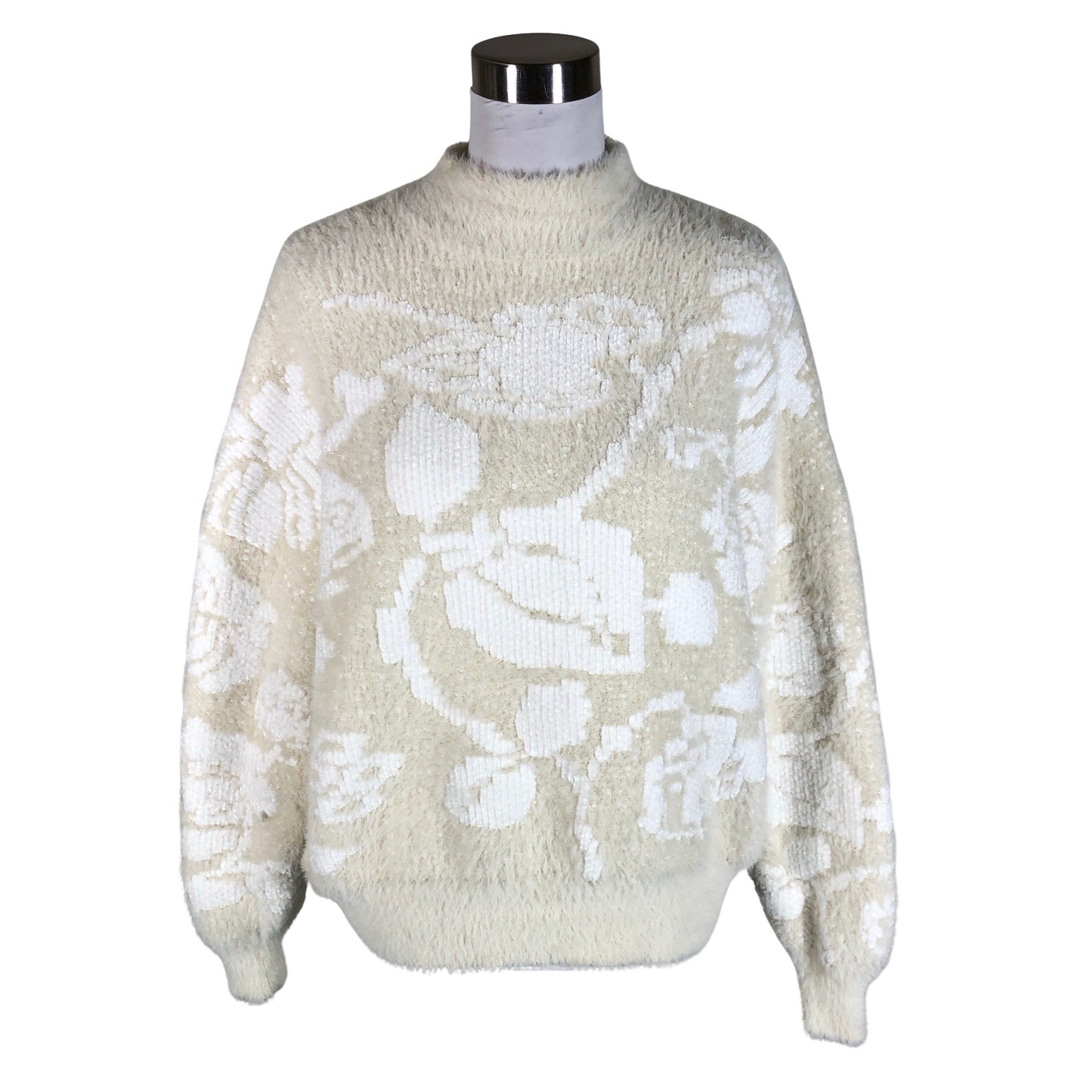 Naisten Desigual - Neulepaita, koko 40 - Beige (1)
