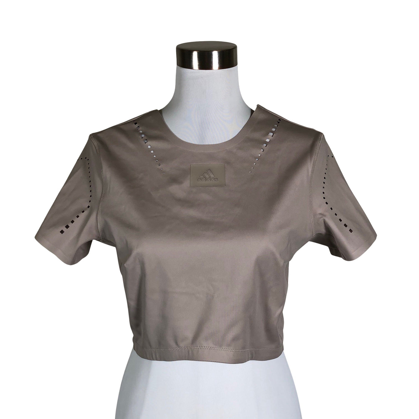 Naisten Adidas - Urheilupaita, lyhyet hihat, koko 40 - Harmaa (1)