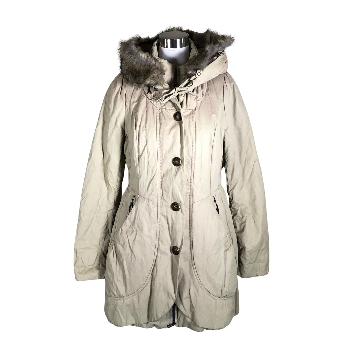 Naisten Creenstone - Toppatakki, koko 40 - Beige (1)