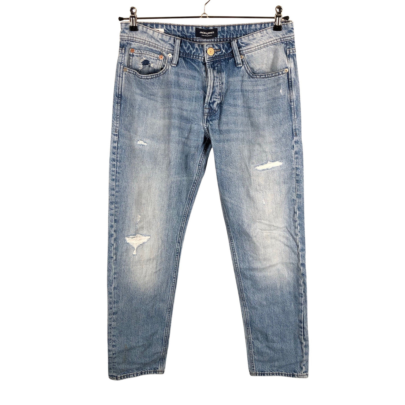 Miesten Jack & Jones - Farkut, koko W32 - Vaaleansininen (1)