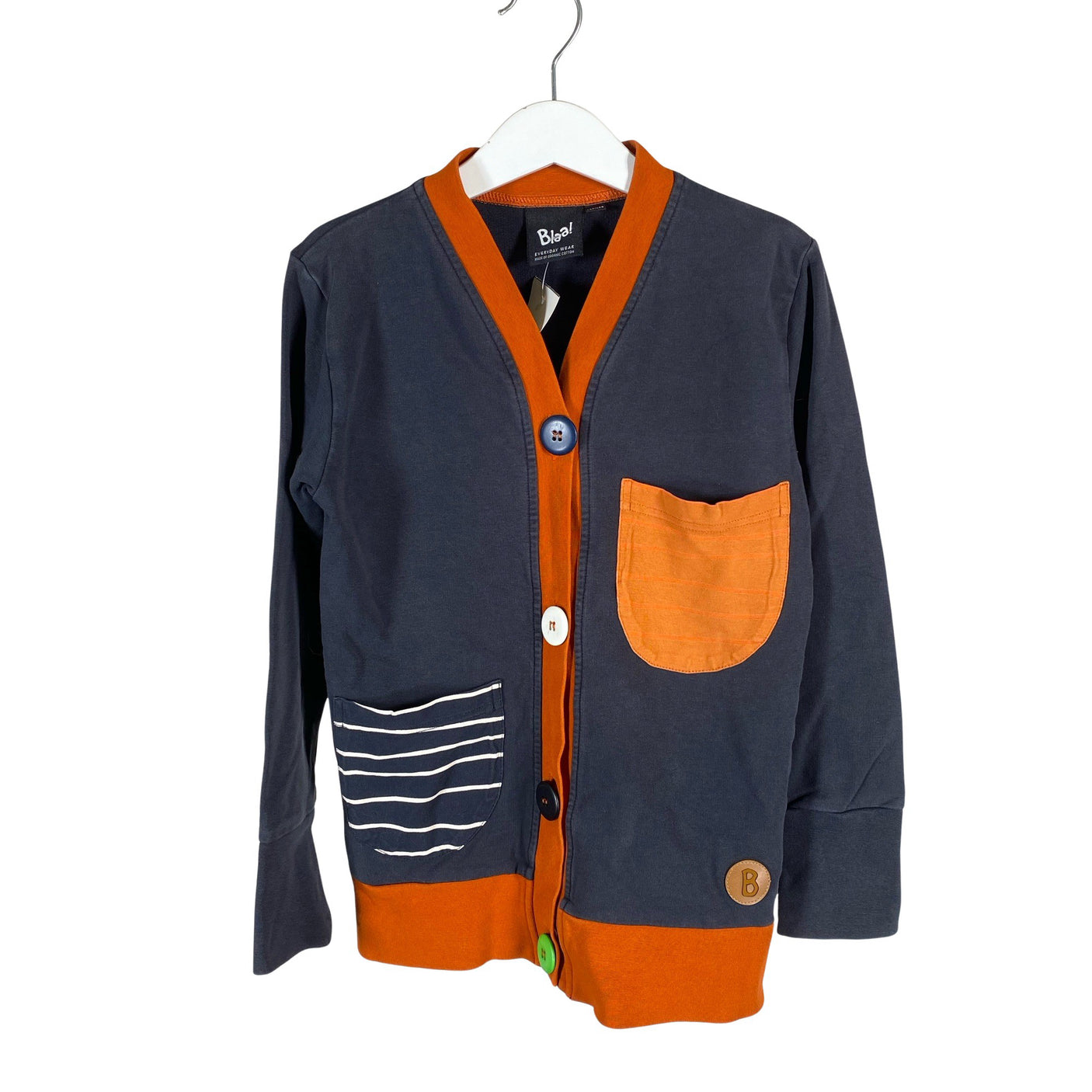 Unisex Blaa - Svetari, koko 122 - 128 - Harmaa (1)