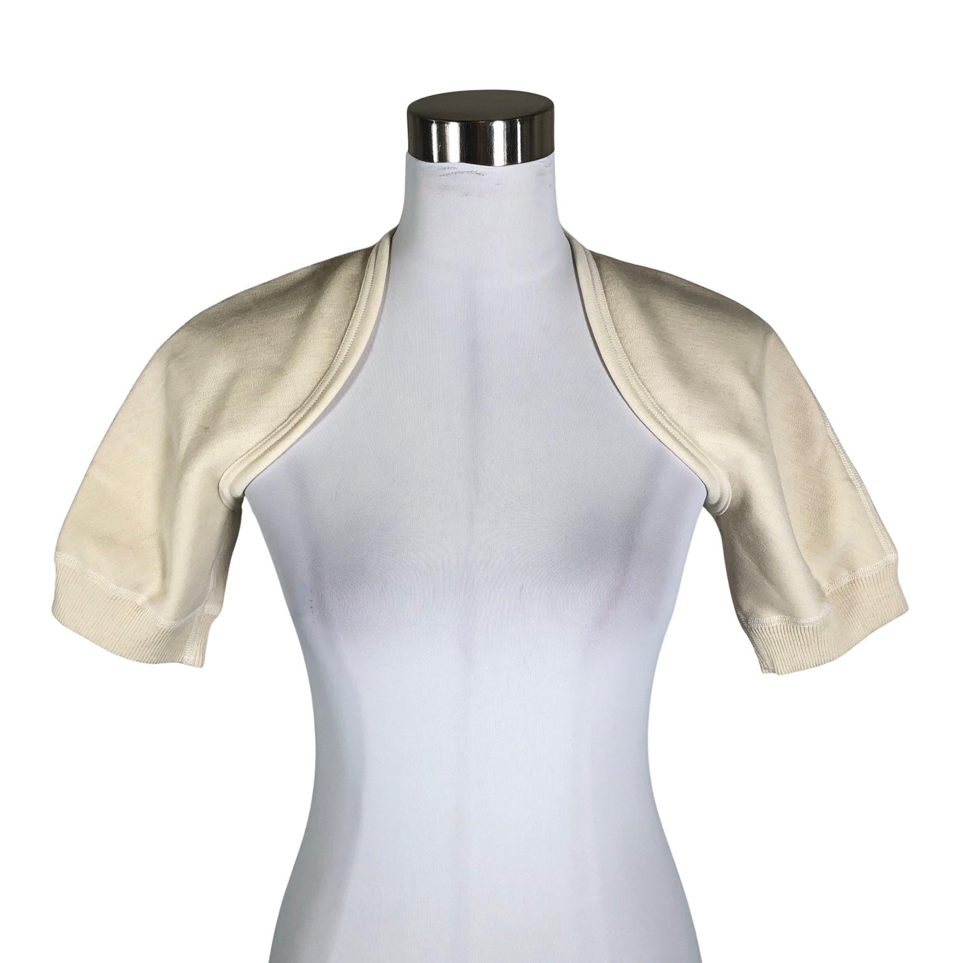 Naisten Ruskovilla - Neulebolero, koko 36 - Beige (1)