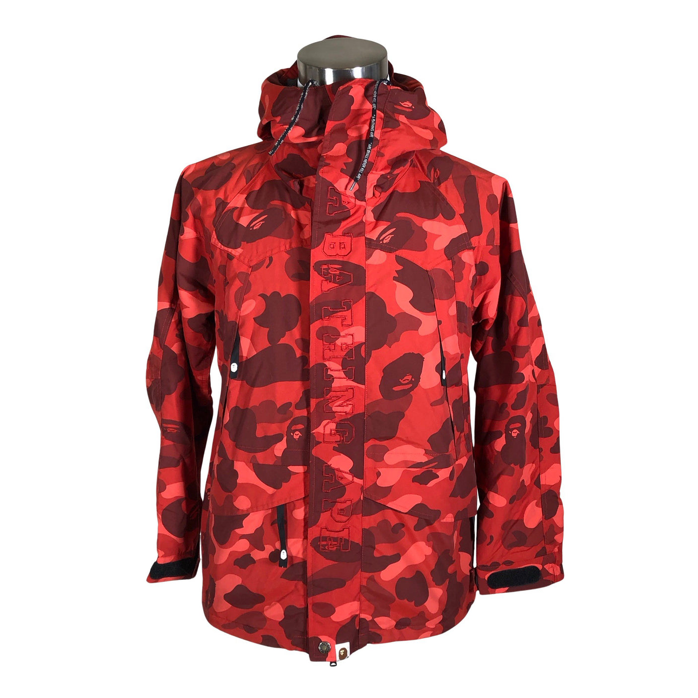 Miesten BAPE A Bathing Ape - Ulkoilutakki, koko M - Punainen (1)
