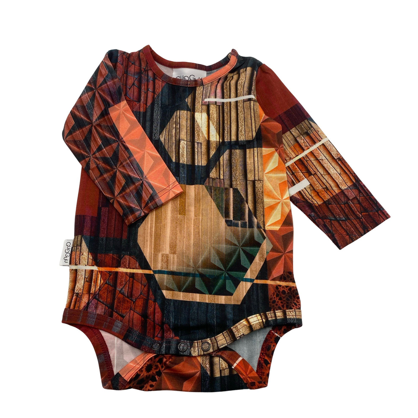 Unisex Gugguu - Body, koko 62 - 68 - Oranssi (1)