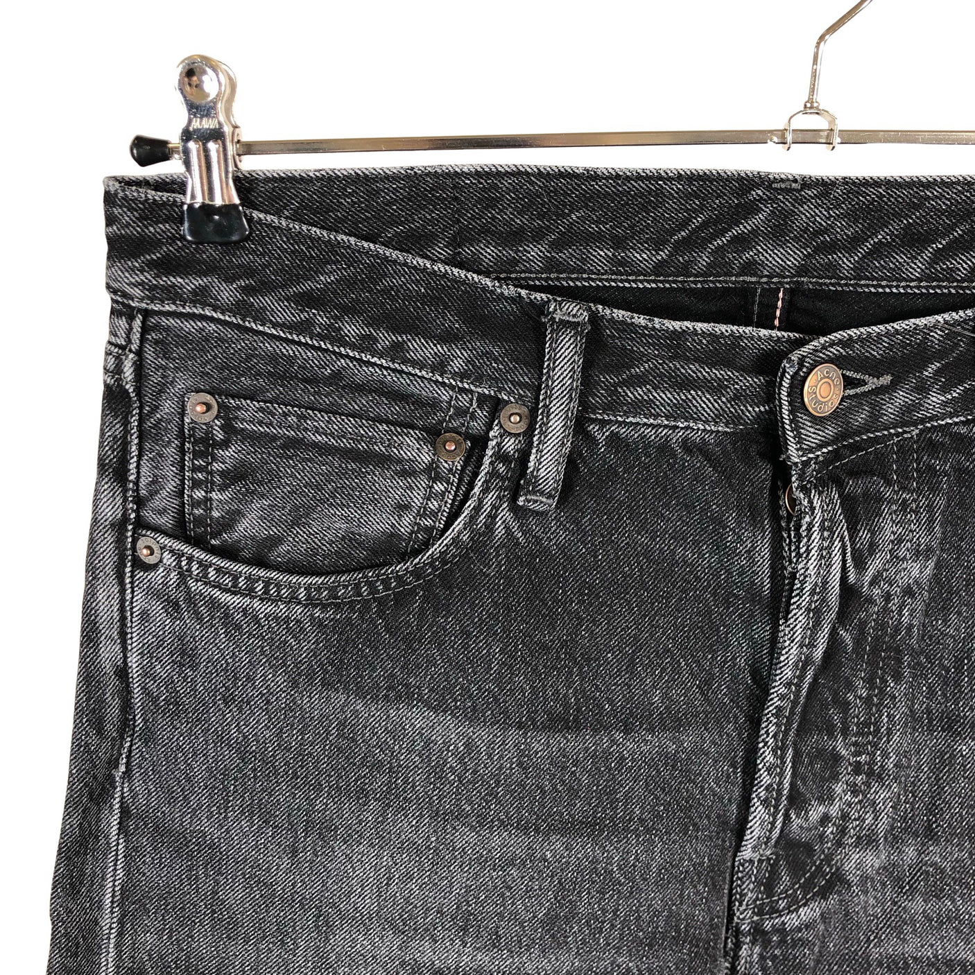 Miesten Acne Studios - Farkut, koko W32 - Musta (3)