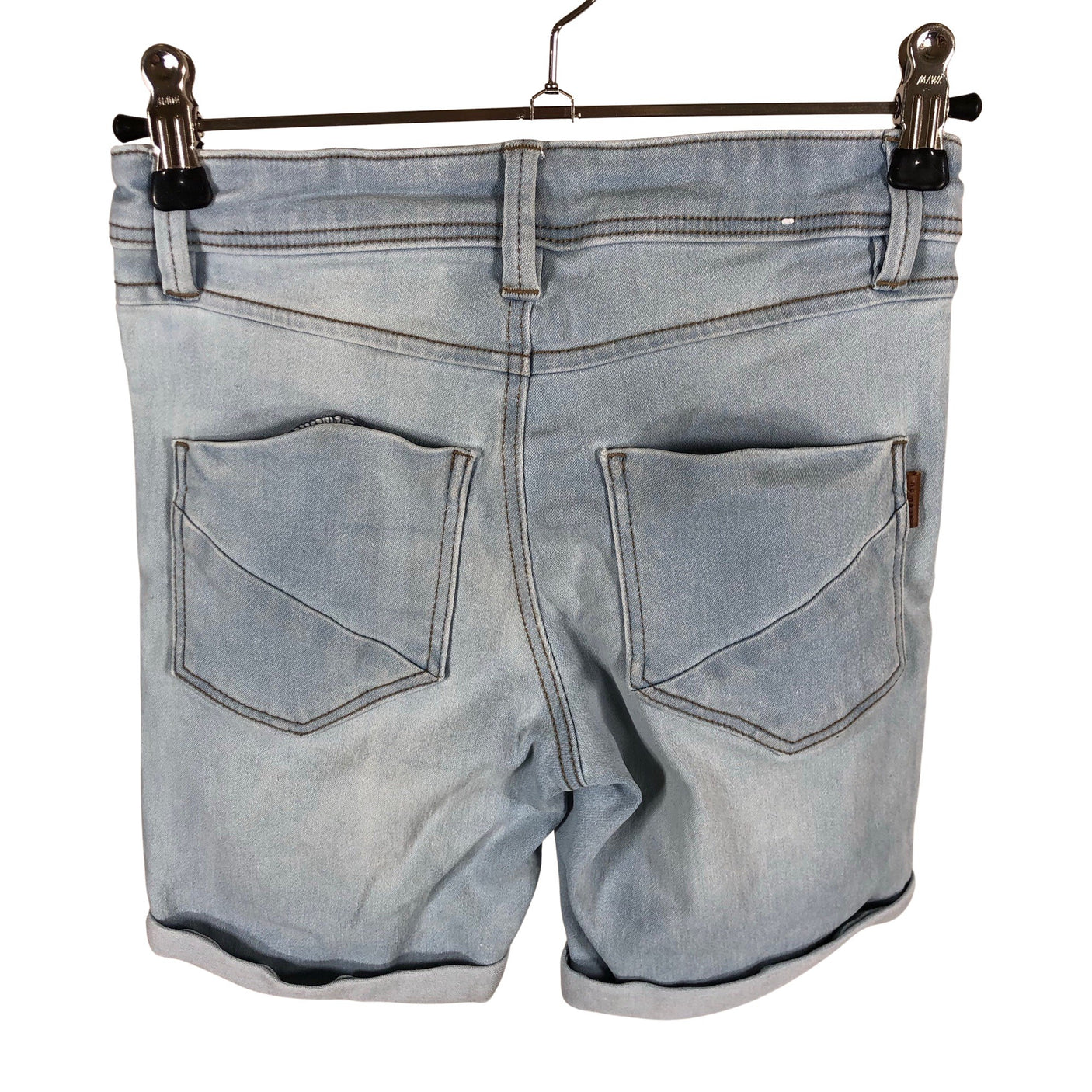 Unisex Name It - Farkkushortsit, koko 116 - 122 - Vaaleansininen (2)
