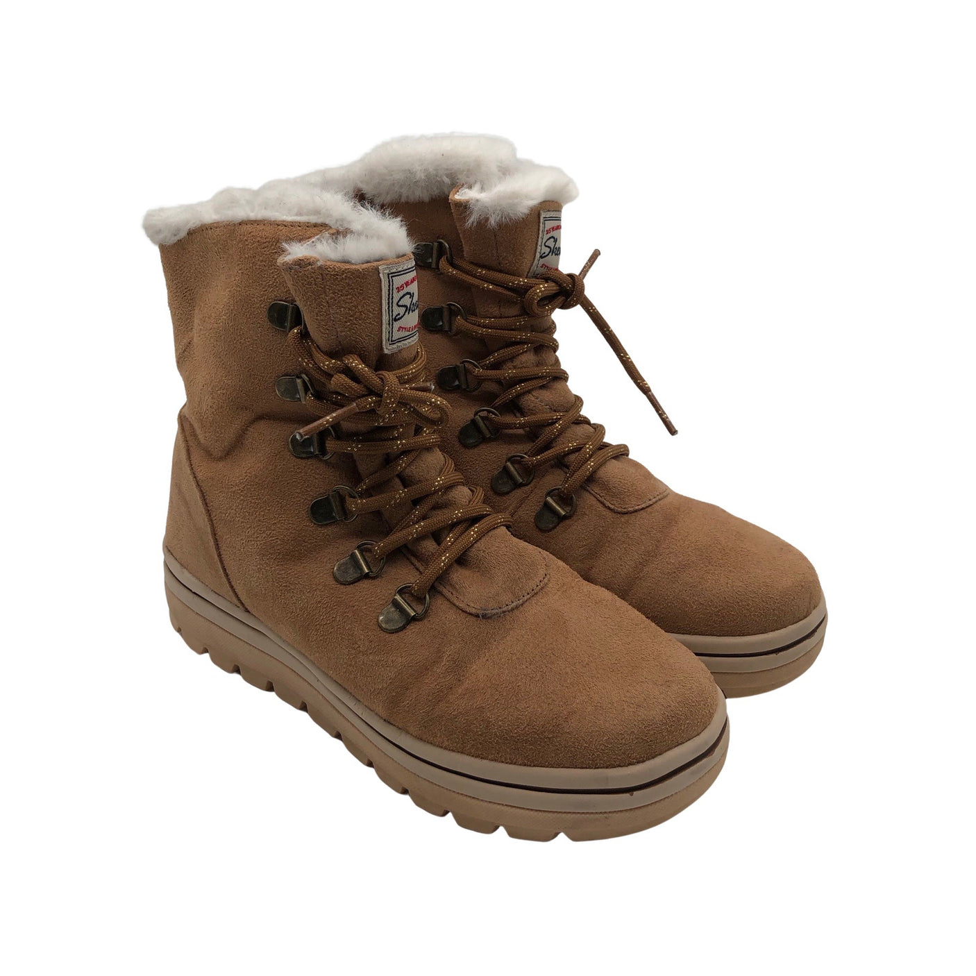Unisex Skechers - Talvikengät, koko 35 - Ruskea (2)