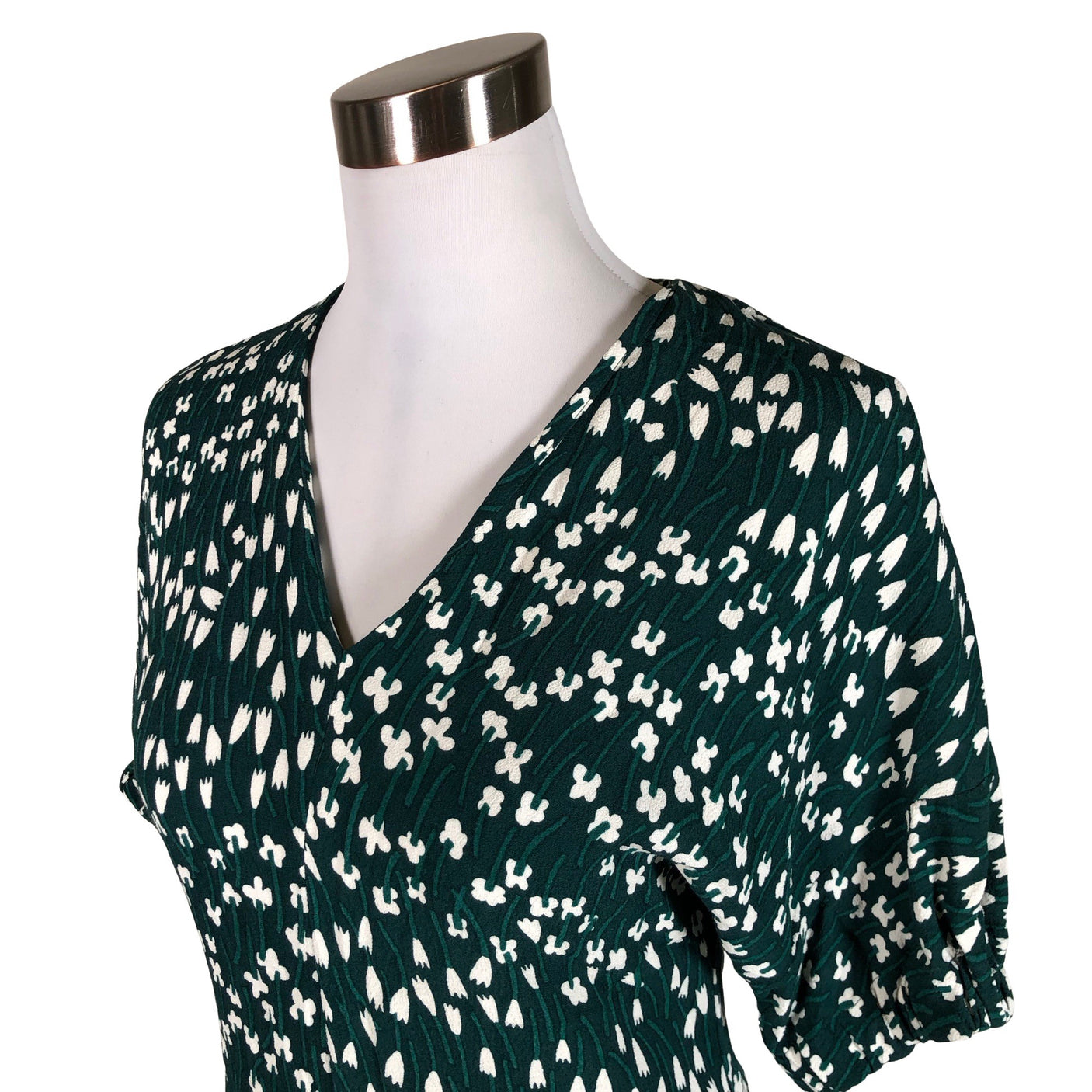 Naisten Marimekko - Sifonkimekko, koko 34 - Vihreä (3)