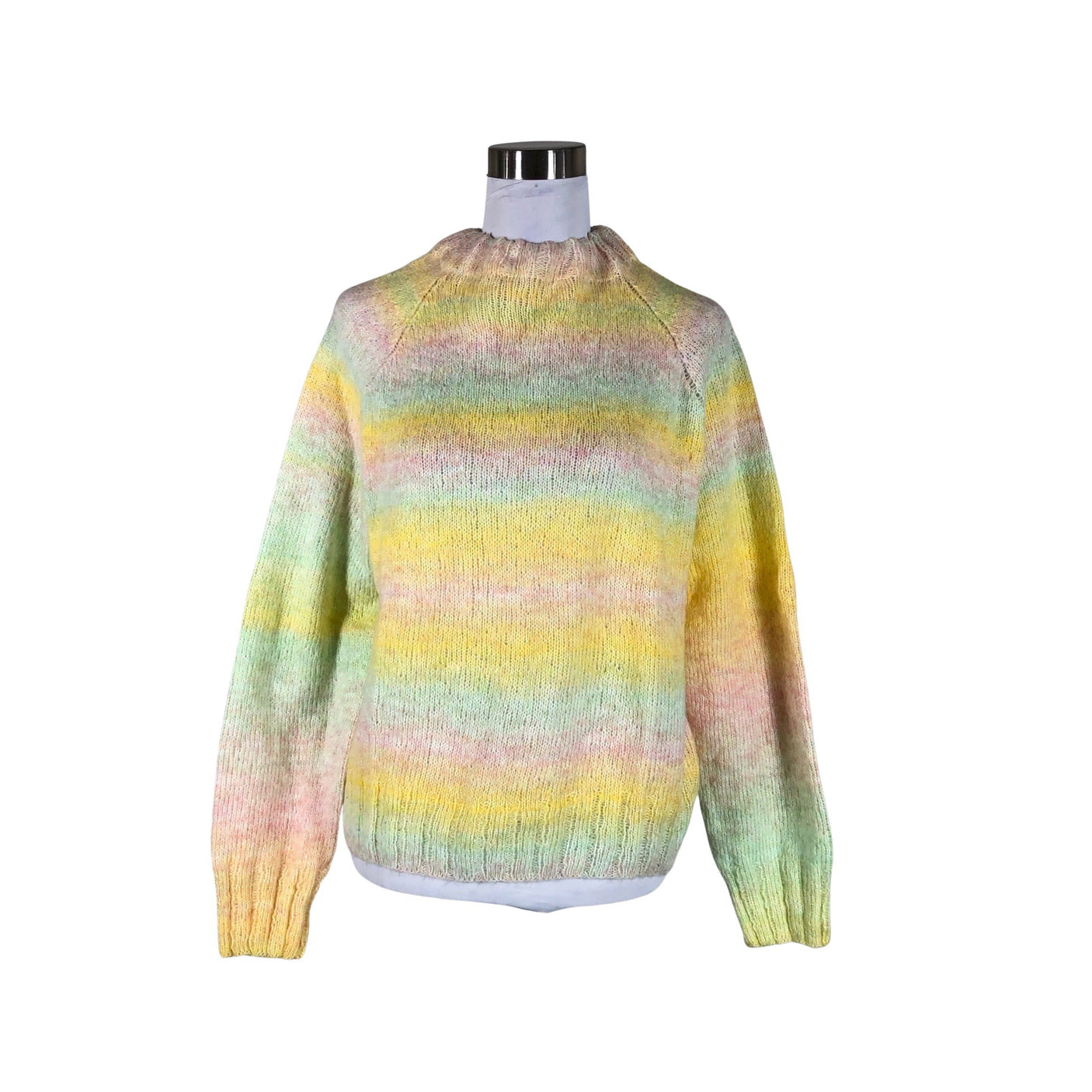 Naisten Handmade - Neulepaita, koko 40 - Keltainen (1)
