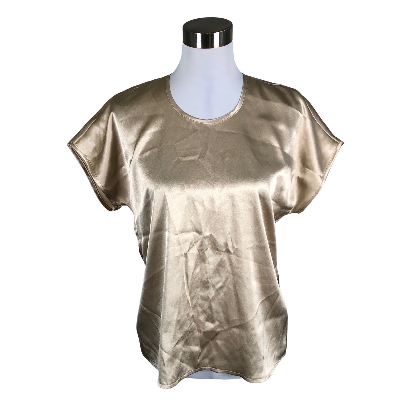 Naisten Finnsön - Lyhythihainen pusero, koko 38 - Beige (1)