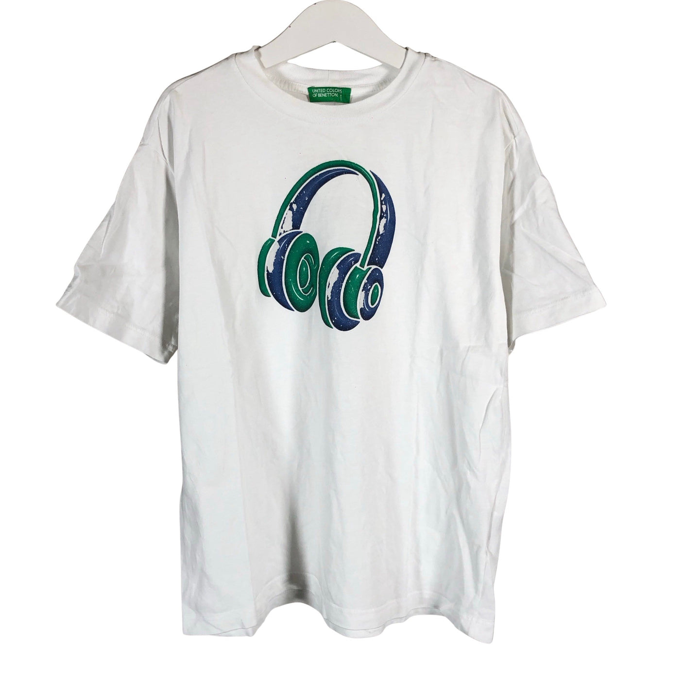 Unisex Benetton - T-paita, koko 134 - 140 - Valkoinen (1)