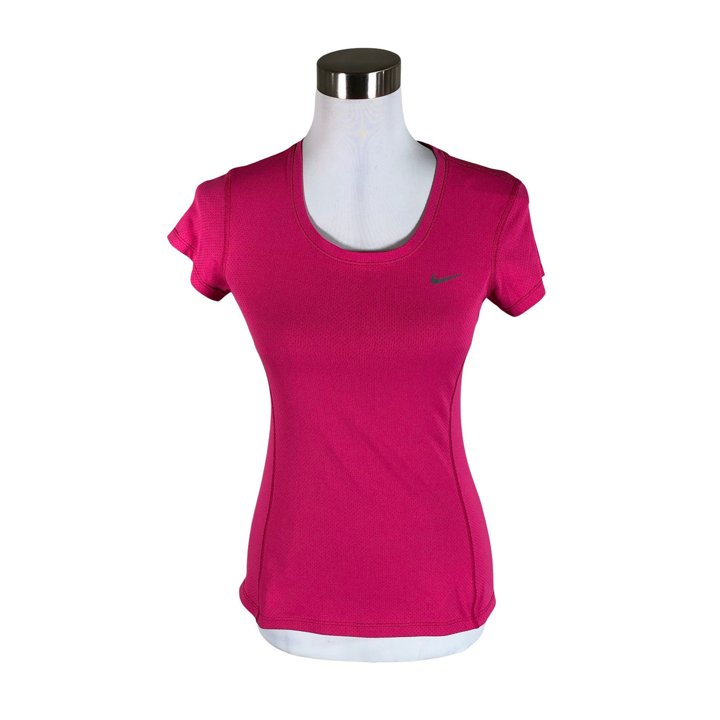 Naisten Nike - Urheilupaita, lyhyet hihat, koko 34 - Pinkki (1)