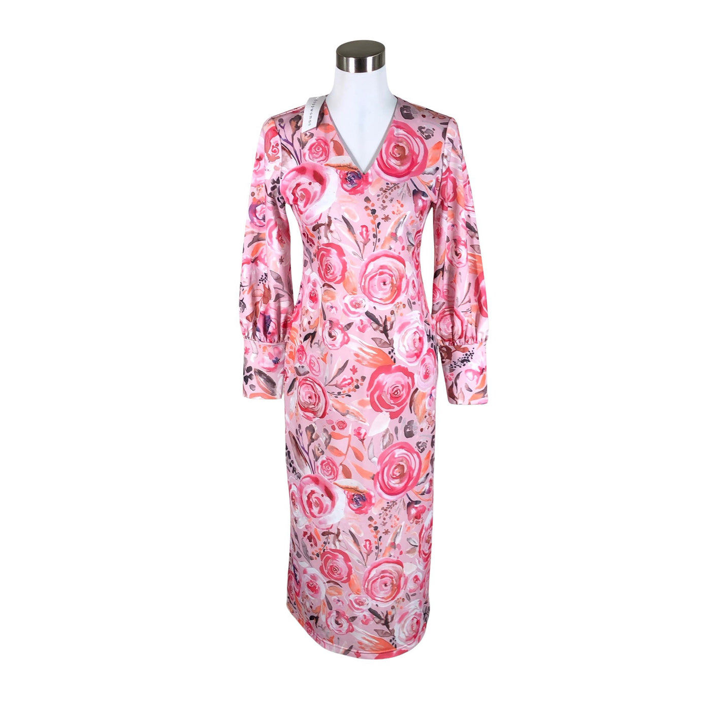 Naisten Dopp - Trikoomekko, koko 34 - Vaaleanpunainen (1)