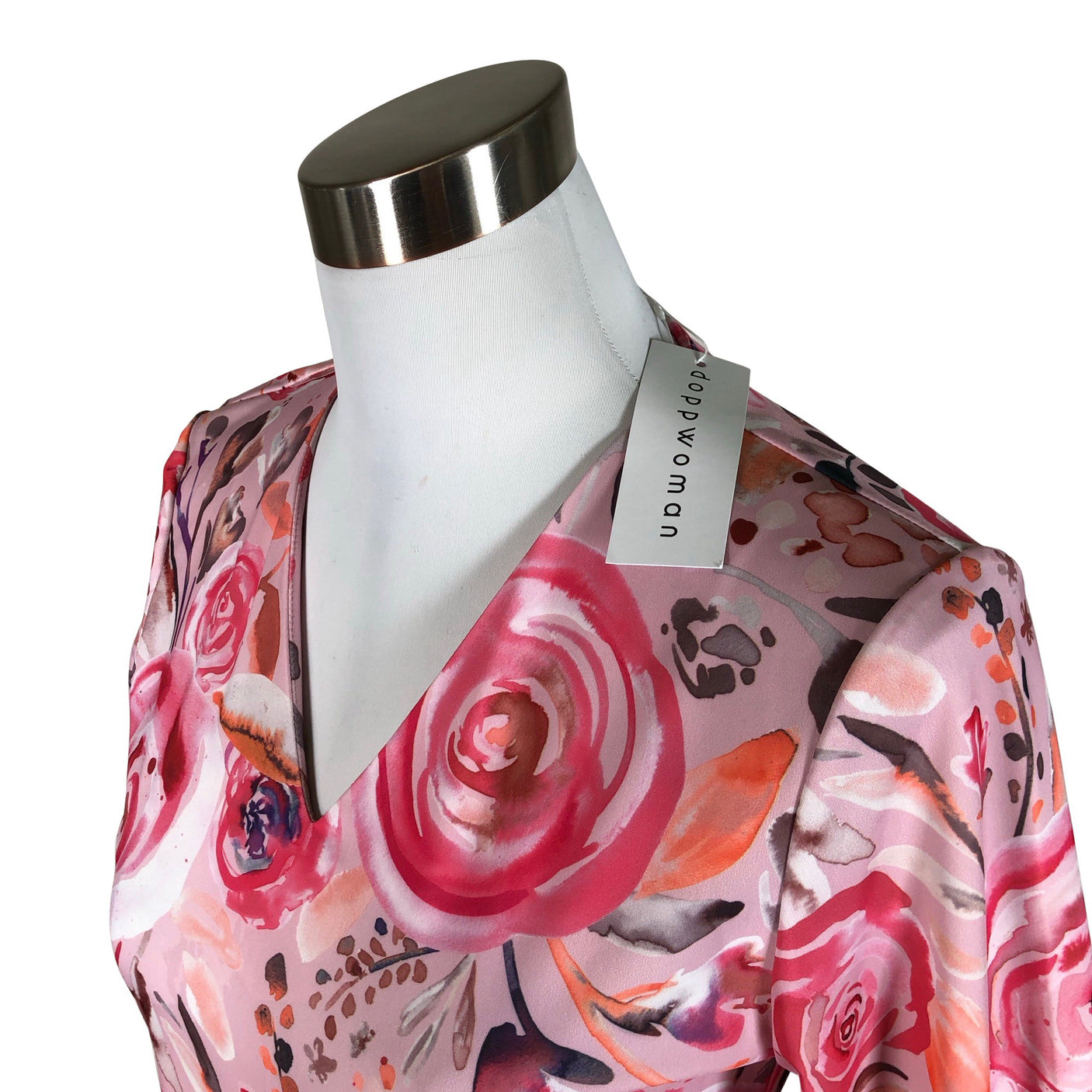 Naisten Dopp - Trikoomekko, koko 34 - Vaaleanpunainen (3)