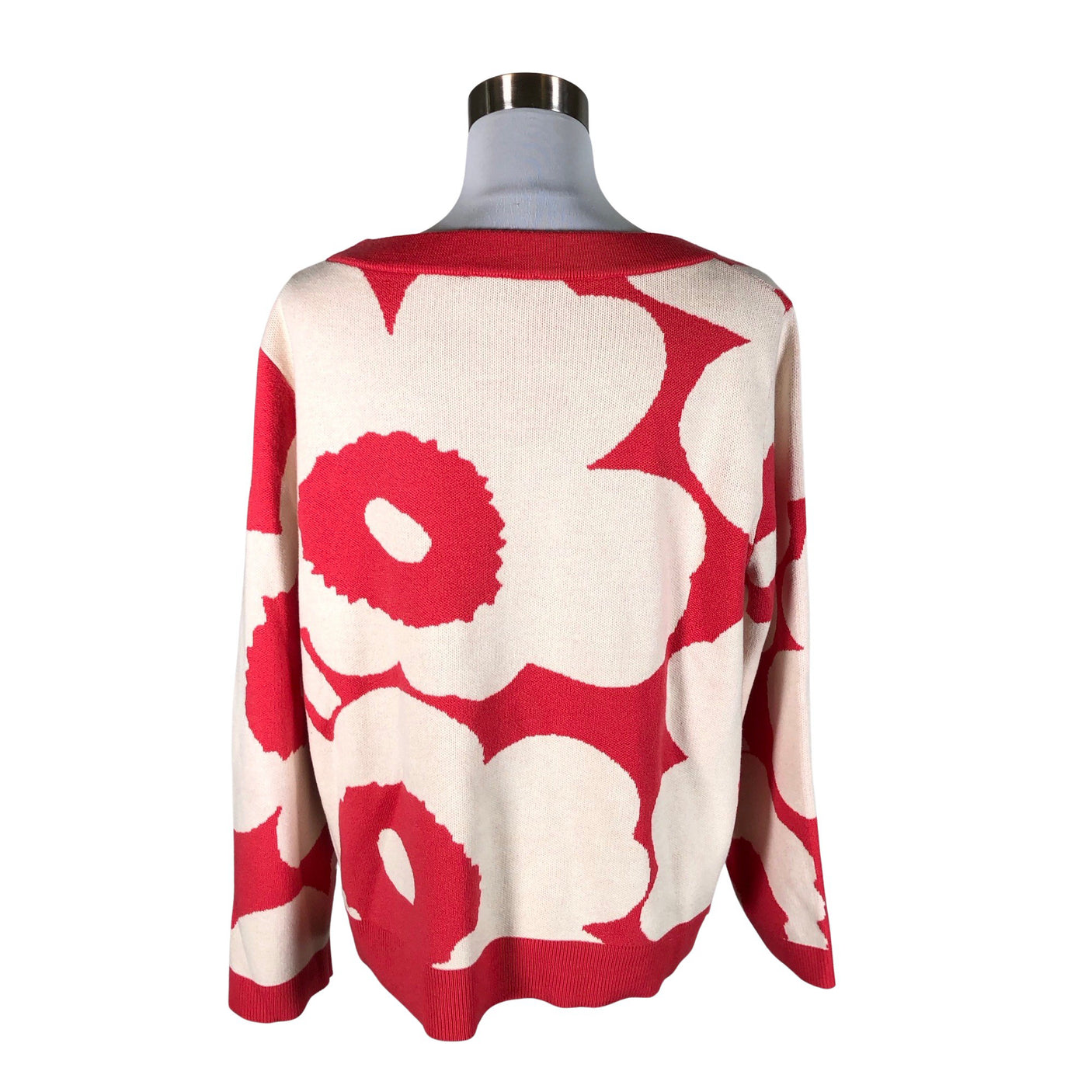 Naisten Marimekko - Neulepaita, koko 38 - Punainen (2)