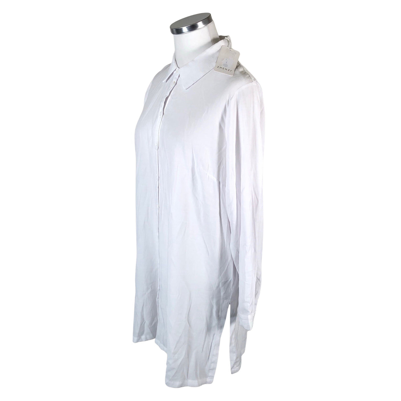 Naisten Zhenzi - Kangastunika, koko 46 - Valkoinen (2)