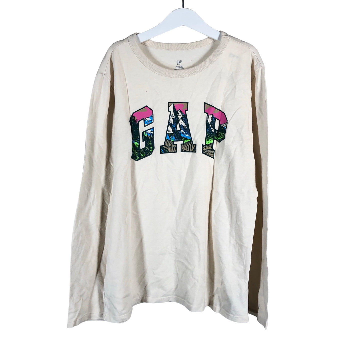 Unisex Gap - Trikoopaita, koko 146 - 152 - Luonnonvalkoinen (1)