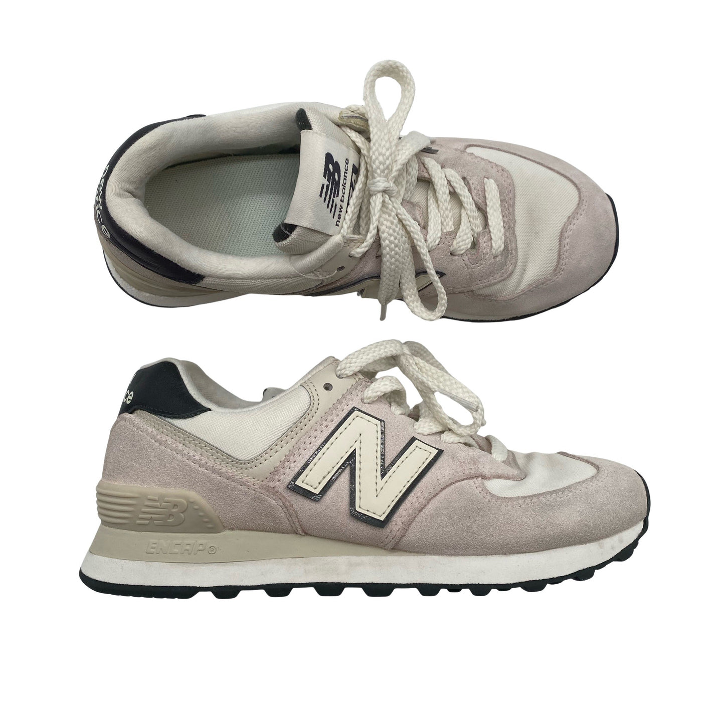 Naisten New Balance - Tennarit, koko 37 - Luonnonvalkoinen (1)