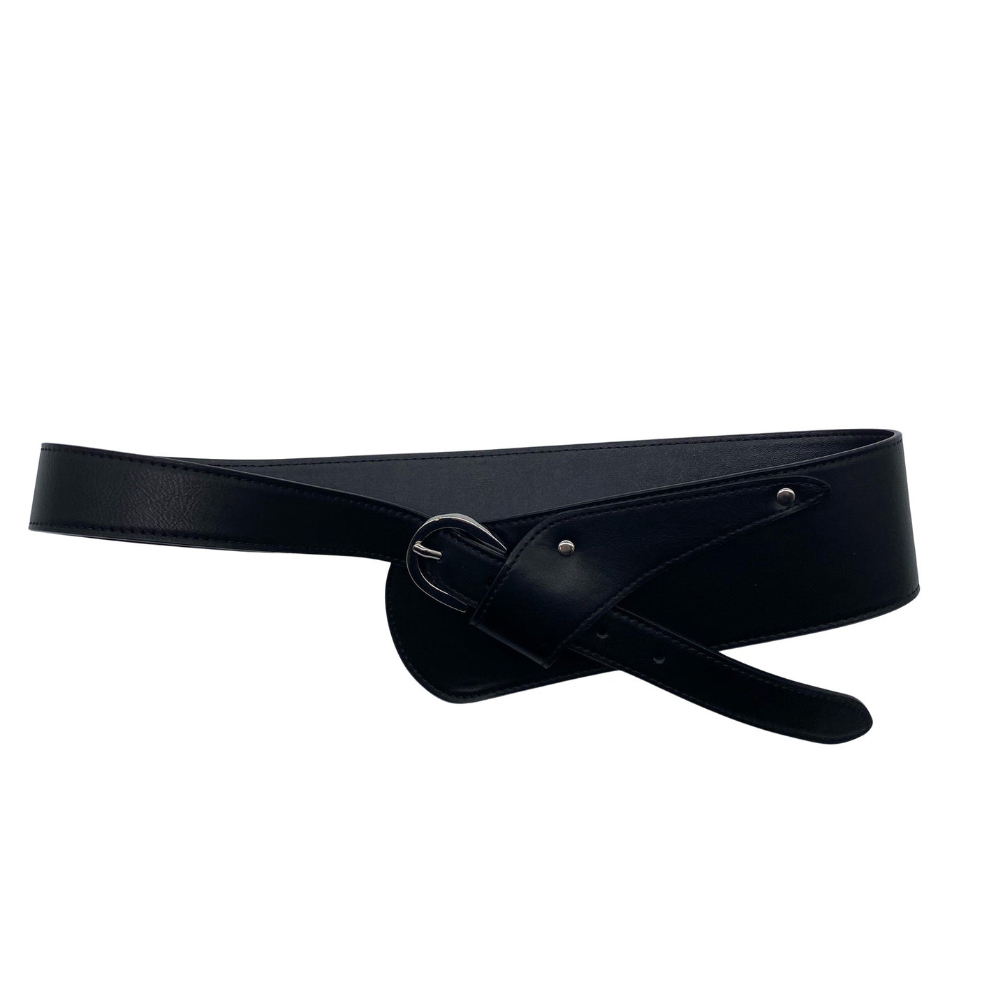 Naisten Veniz - Nahkavyö, koko Ei kokoa - Musta (2)