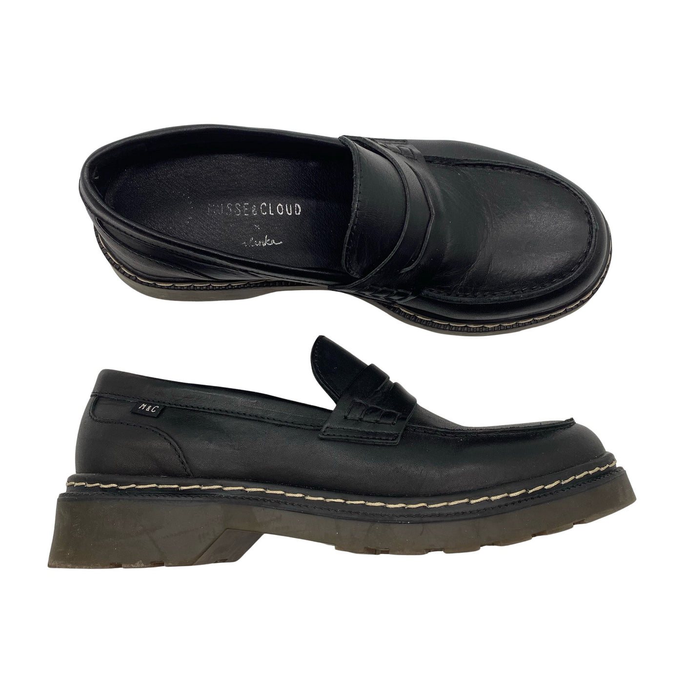 Naisten Musse&Cloud - Loaferit, koko 38 - Musta (1)