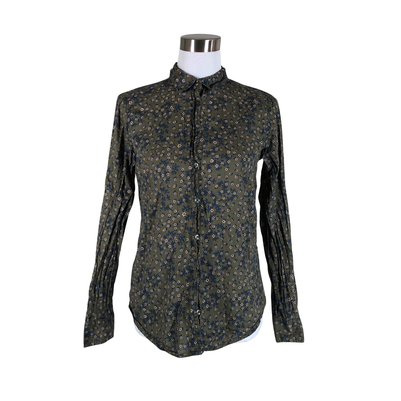 Naisten Benetton - Kauluspaita, koko 36 - Vihreä (1)