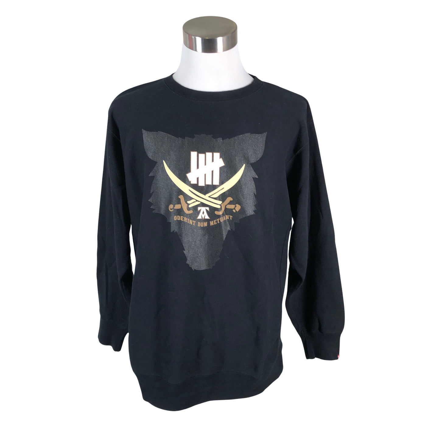 Miesten Undefeated - Collegepaita, koko XXL - Musta (1)