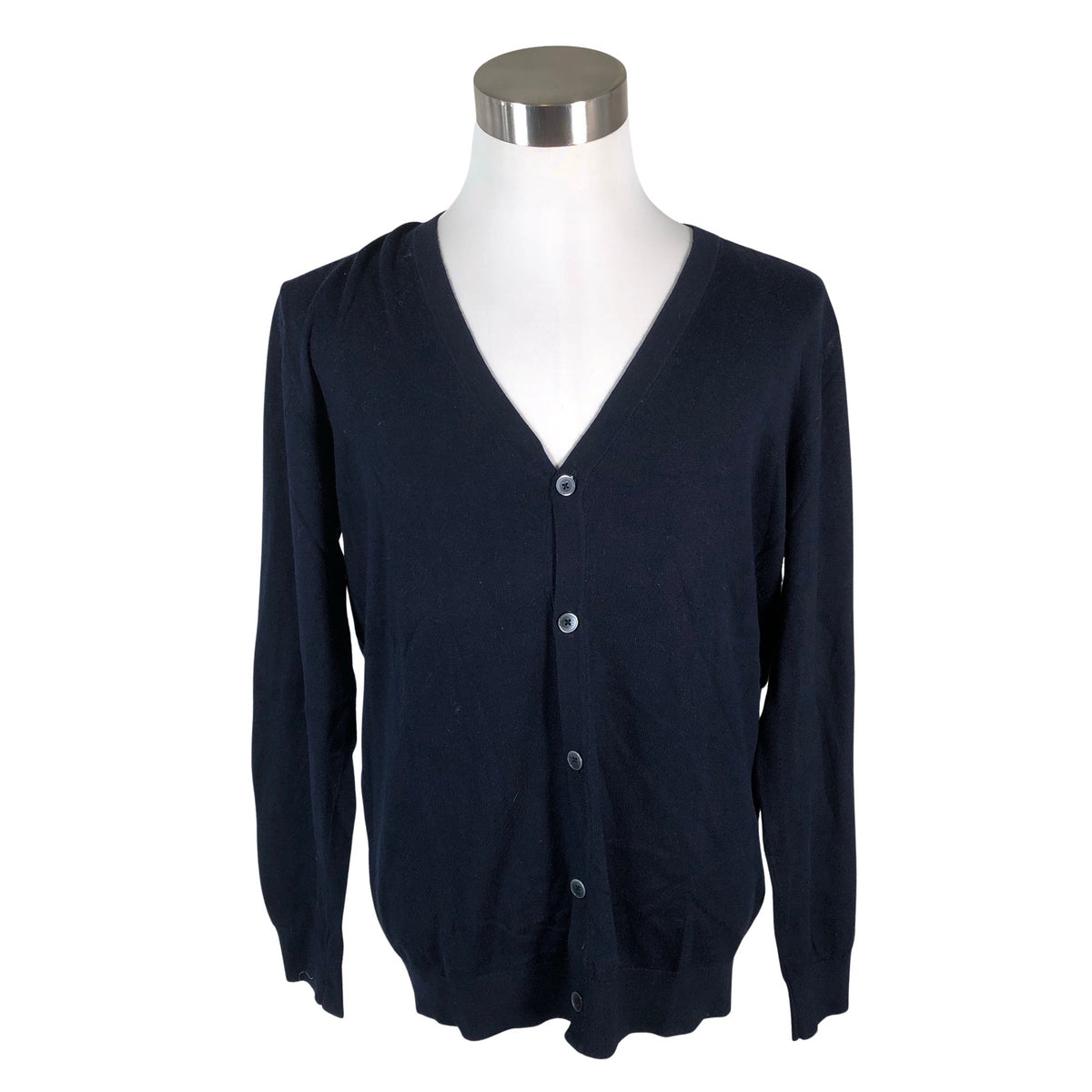 Miesten Uniqlo - Neuletakki, koko XL - Sininen (1)