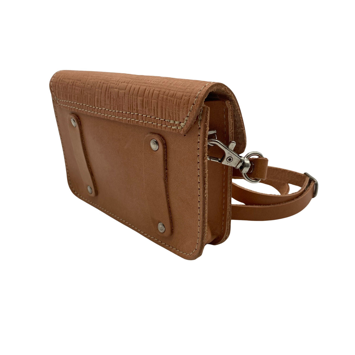 Naisten Handmade - Olkalaukku, koko Mini - Ruskea (2)