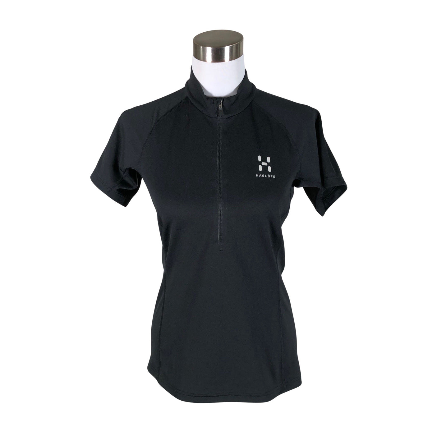 Naisten Haglöfs - Urheilupaita, lyhyet hihat, koko 38 - Musta (1)