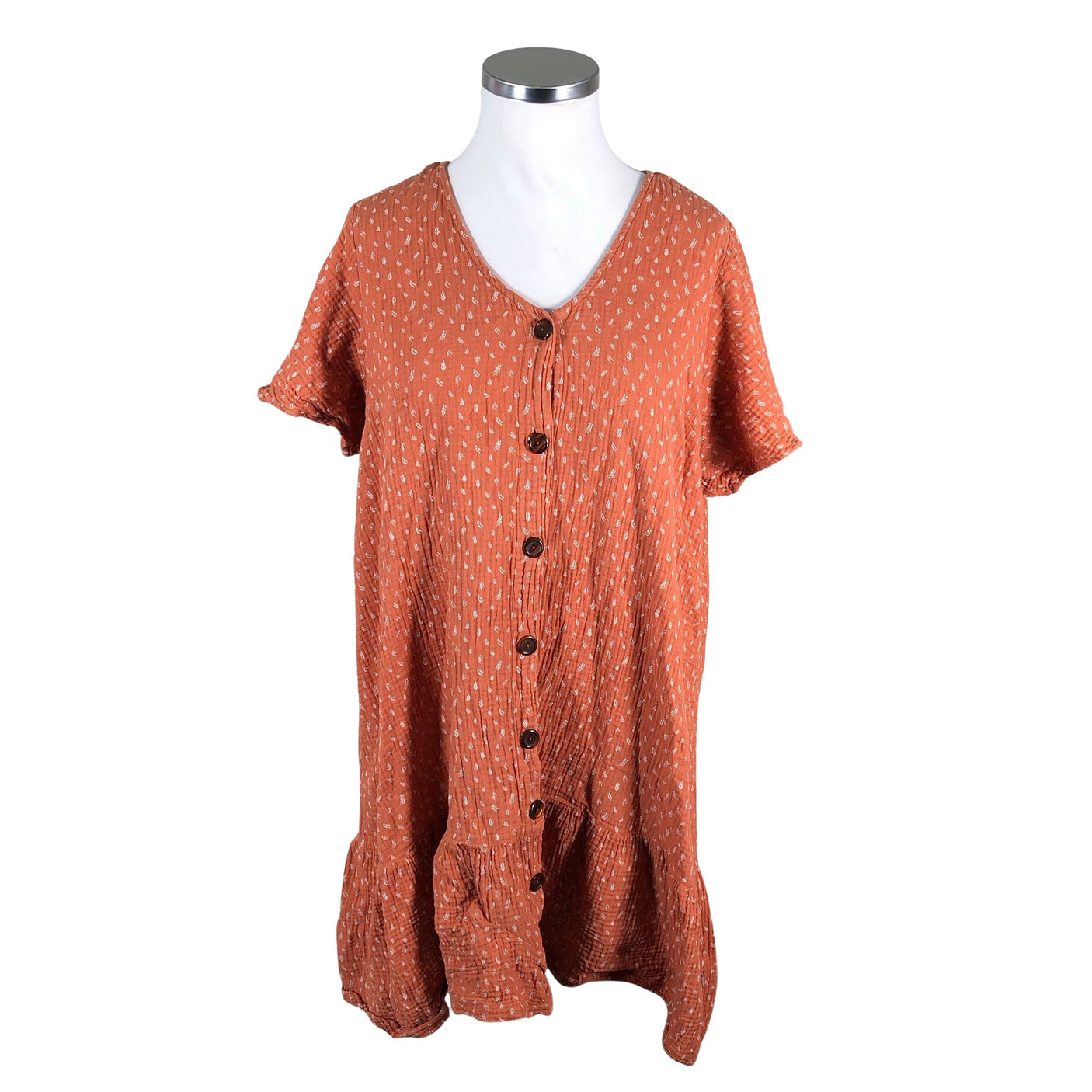 Naisten Kaiko - Kangasmekko, koko 42 - Oranssi (1)