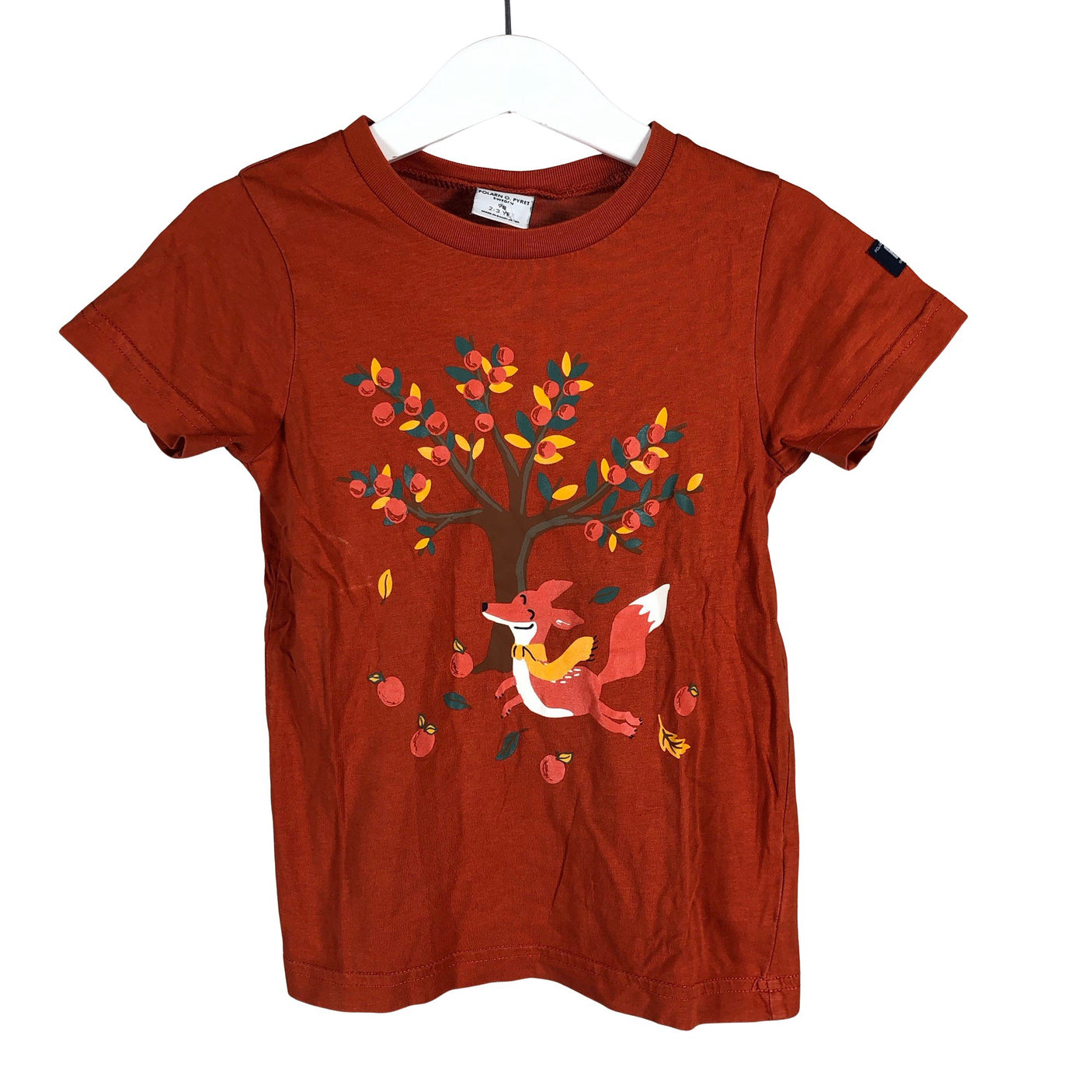 Unisex Polarn O. Pyret - T-paita, koko 92 - 98 - Ruskea (1)