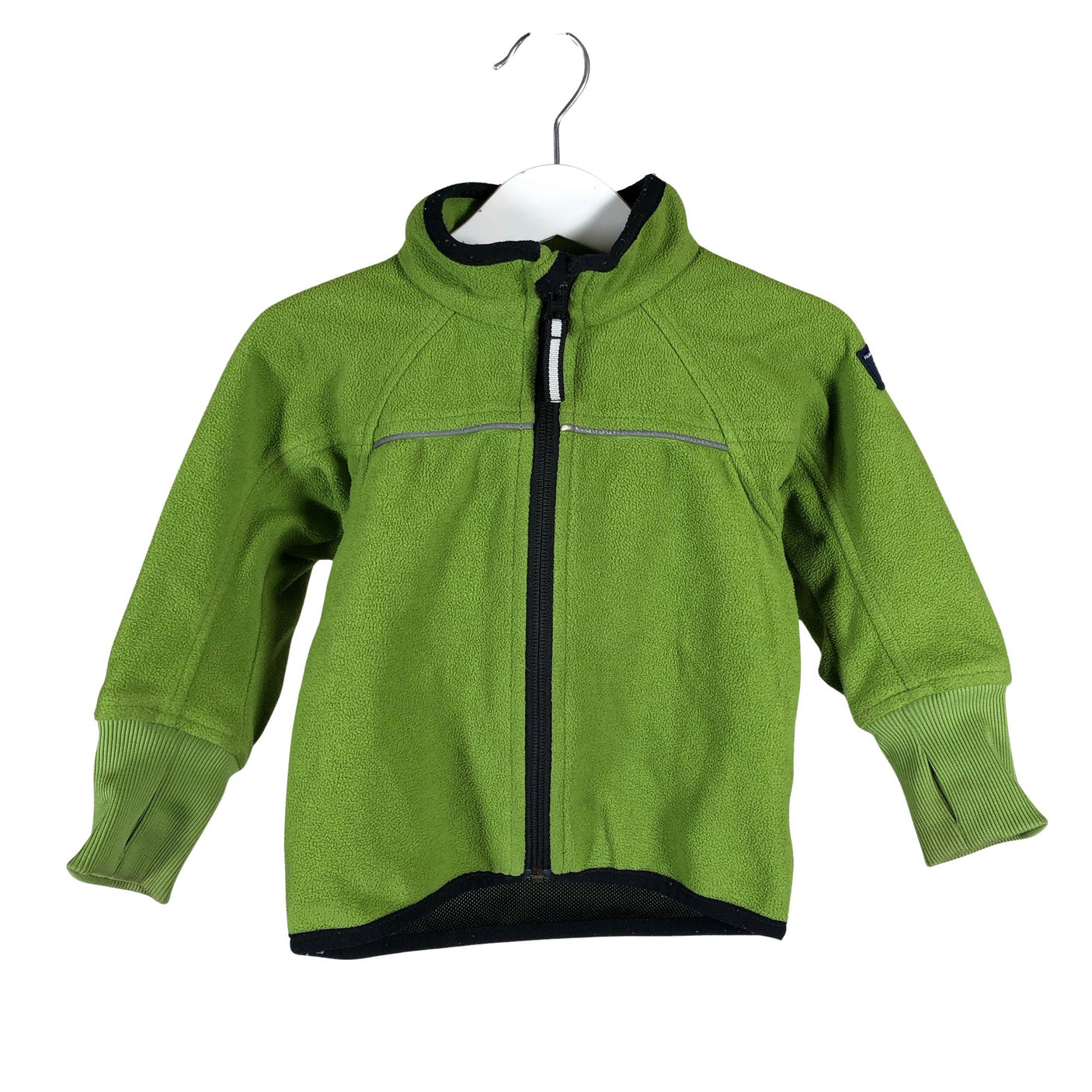 Unisex Polarn O. Pyret - Windfleecetakki, koko 74 - 80 - Vihreä (1)